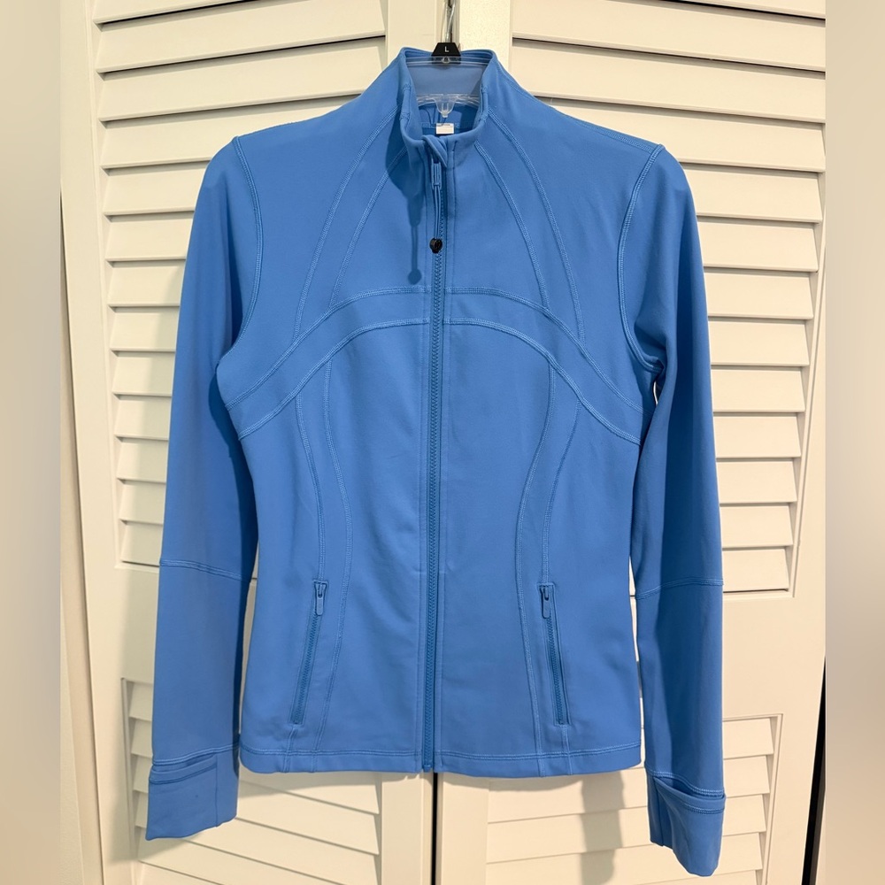 Lululemon Define Jacket Size 8 Luon Rare Color Blue Nile